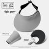 Women's Seamless Sun Protection Hat: Large Brim, Hollow Top for Cycling In Spring and Summer