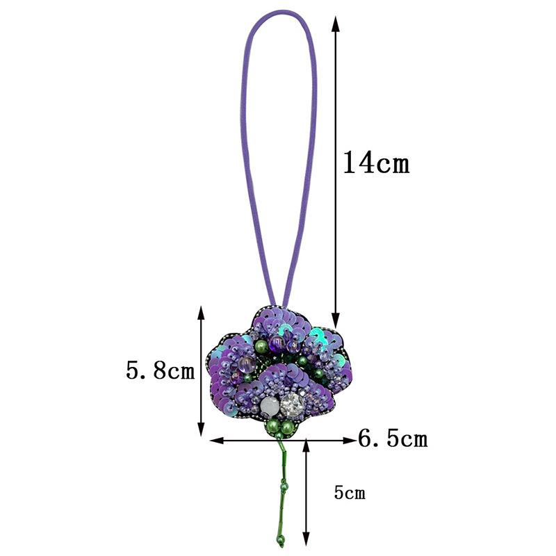 Flower Plants Bag Accessories Pendant Patches For Clothing Diy Sew On Beaded Applique Bag Charm Bordados Para Bag Clothing