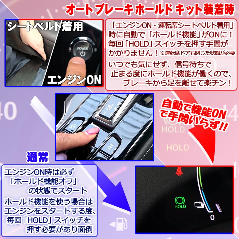 Enlarge Shoji NX250 NX350 NX350h RX350 RX350h RX500h Compatible Auto Brake Hold Kit NX450h+ / RX450h+