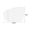 Door Rear View Mirror Glass Side Wing Mirrors Convex Heated Wing Angle Exterior Part Fit For VW Golf 6 MK6 2009-2012 Hatchback