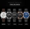 Sanda 1033 Men's Quartz Watch: Trendy Design with Leather Strap & Small Seconds Hand