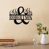 Custom Mr and Mrs Metal Sign, Personalized Wedding Plaque Durable AAA Paint, Anniversary Gift