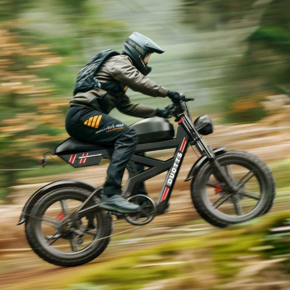 Elektrofahrrad Duotts F20, 750W Motor, 52V 27AH Akku, Höchstgeschwindigkeit 40 km/h, Reichweite 140 km, 20x4.0 Zoll Reifen