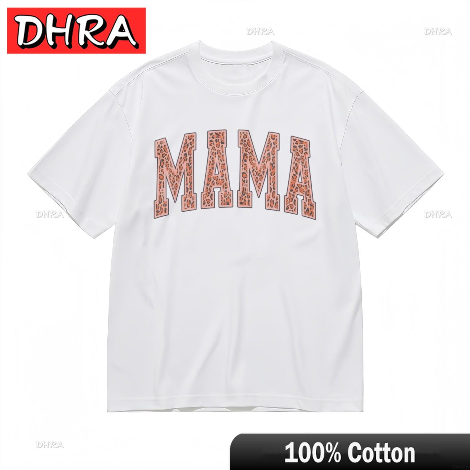 Womens Breathable Classic TShirt Bold MAMA Text Pattern Graphic Design Tee Graphic Edgy Casual Creative Tops Edgy Casual S