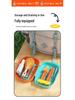 Portable Baby Bottle & Nipple Cleaning Brush Set with Drain Rack and Storage Box