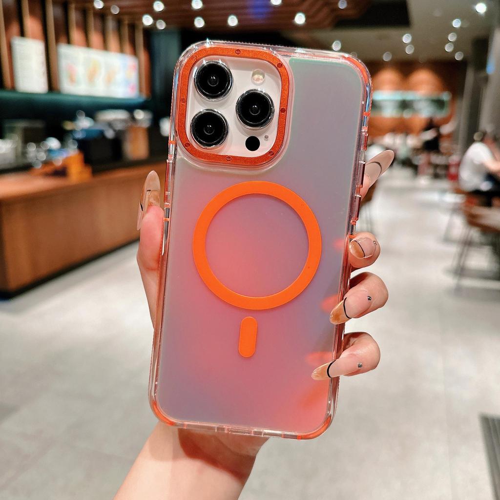 iPhone 16 Pro Max Dual-Color Case, Magnetic and Super Drop-Proof for 15 Pro