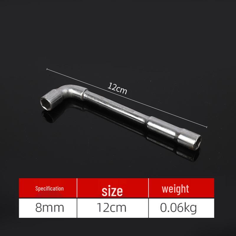 Perforated L-Shaped Hex Deep Socket Wrench for Auto Repair