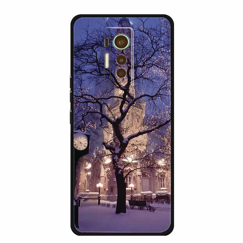 For Tecno Phantom X 2021 Case Luxury TPU Silicone Soft Cover Phone Cases for PhantomX 2021 AC8 Protection Cartoon Bumper Etui