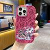 Phone Case: 2D Flat Design Suitable for iPhone 18 17 16 15 14 13 Pro Protective Case, Couple Style, Axe-wielding Girl, Christmas and Halloween Gifts