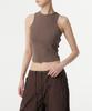 MUSINSA STANDARD WOMAN Women'S Ribbed Pigment Racer Back Tank Top [Brown]