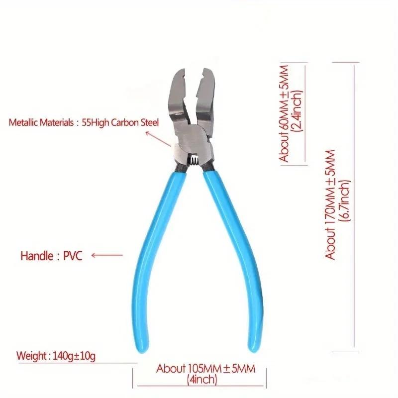 Car Clip Pliers Multifunctional Diagonal Pliers Staple Screwdriver Removal Tool Car Rivet Tightening Pliers Wire Stripping Plier