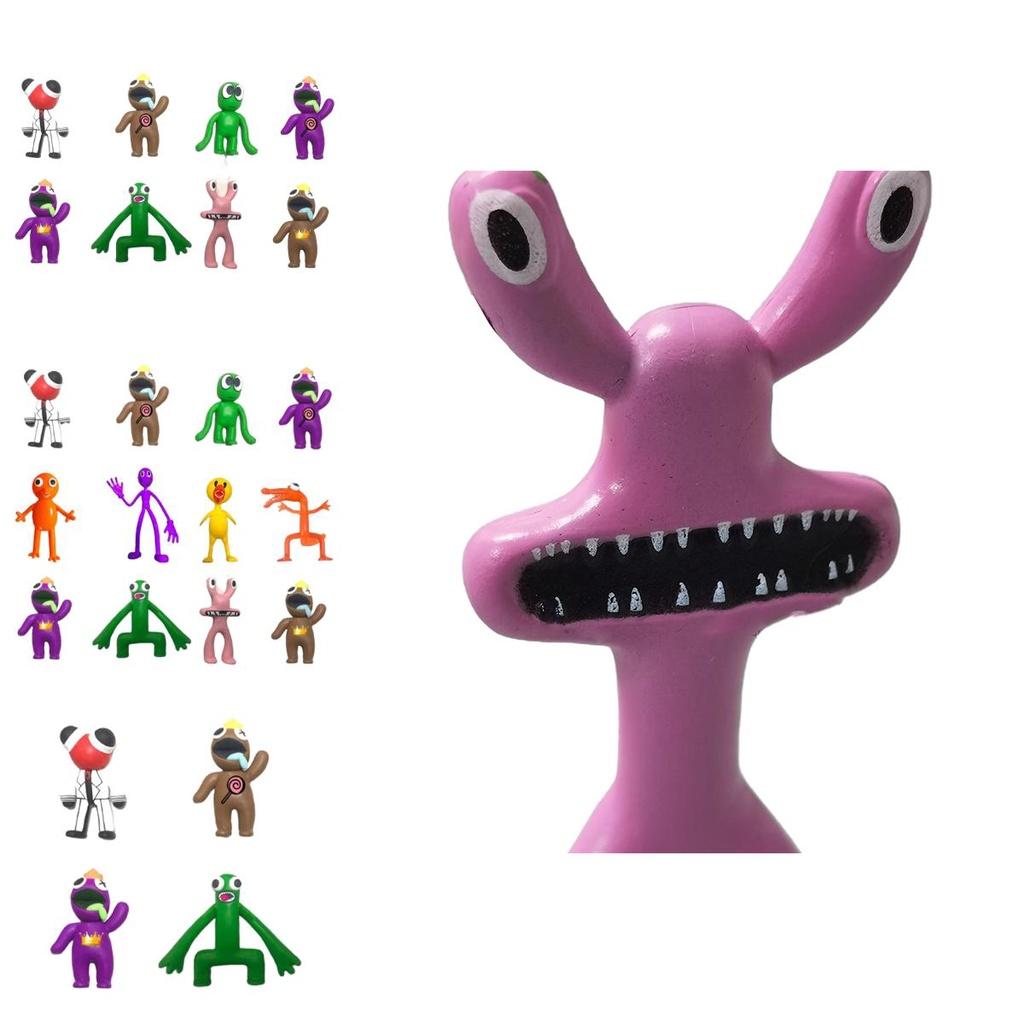 Roblox Rainbow Friends Figure Toy Model Durable Colorful Cake Topper Ornament For Kids' Xmas Gifts