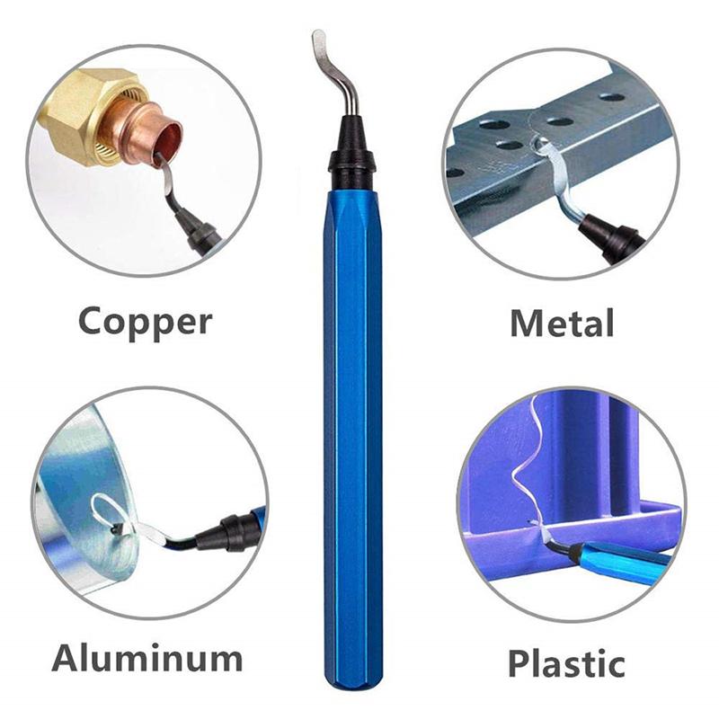 Useful Accessories Burr Handle Blades Deburring Steel Woodworking Workshop Equipment For Copper High speed steel Metal