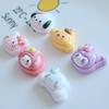 10Pcs Kawai Bright Surface Sandwich Biscuit Animal Series Resin Flat Back Scrapbook Figurine Diy Bow Decor Accessories Crafts A9
