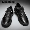 Moda 2024 Nuove Scarpe da Uomo Pelle Pelle di Vacchetta Scarpe da Uomo Comode Basse Inglesi Casual Scarpe Singole Scarpe in Pelle Scarpe Formali