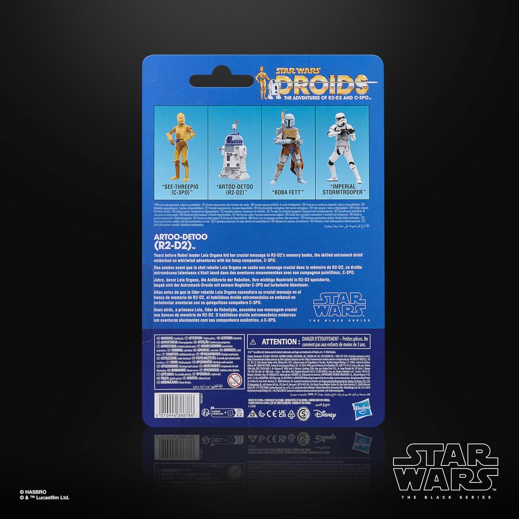 Hasbro STAR WARS Black Series R2-D2 15cm Action Figure G3225 for the Star Wars: Droid Adventures Premium Collection (Authentic)