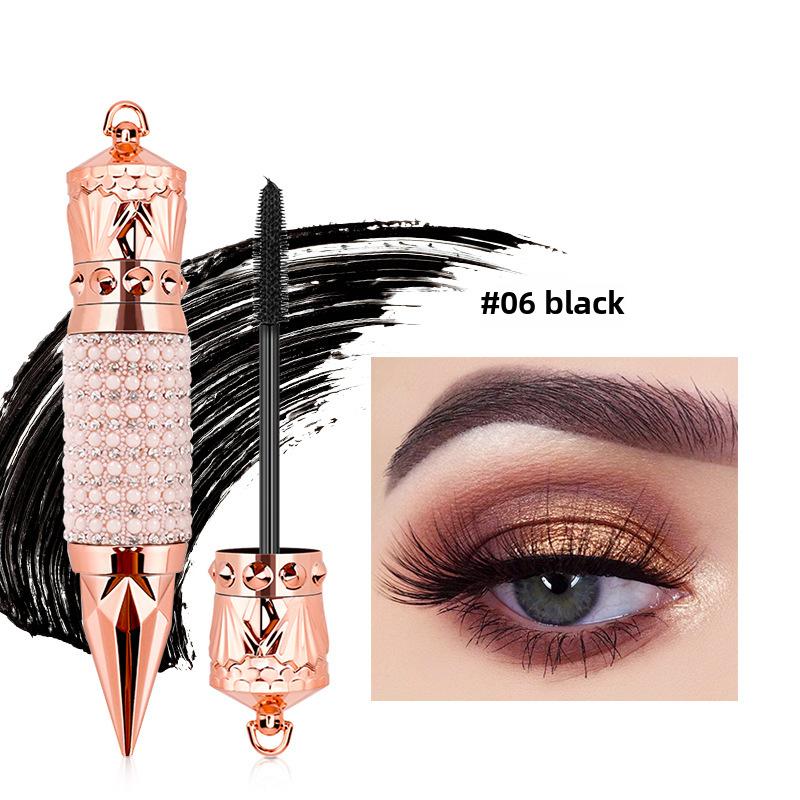 

Тушь для ресниц Queen s Scepter Black Waterproof Удлиняющая Наращивание Ресниц Густая Тушь с Шелковым Волокном Женская Косметика для Макияжа Глаз 1PCS