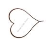 Q1FD Rusty Garden Decorative Stake Metal Heart Garden Decoration Plant Pot Decorations for Indoor Outdoor Backyard