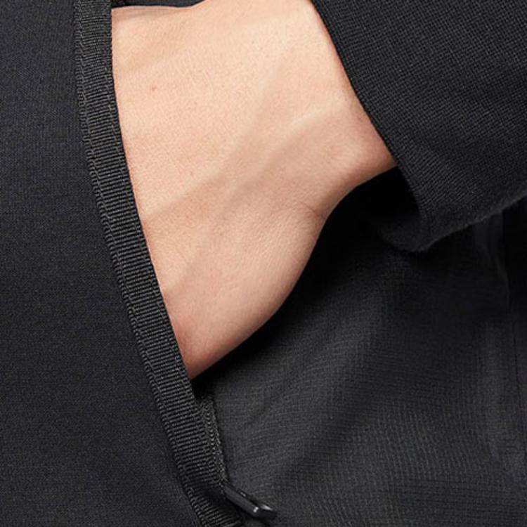 Jordan Casual Full-Zip Knitted Hoodie Jacket Men Outerwear Black DA9855-010