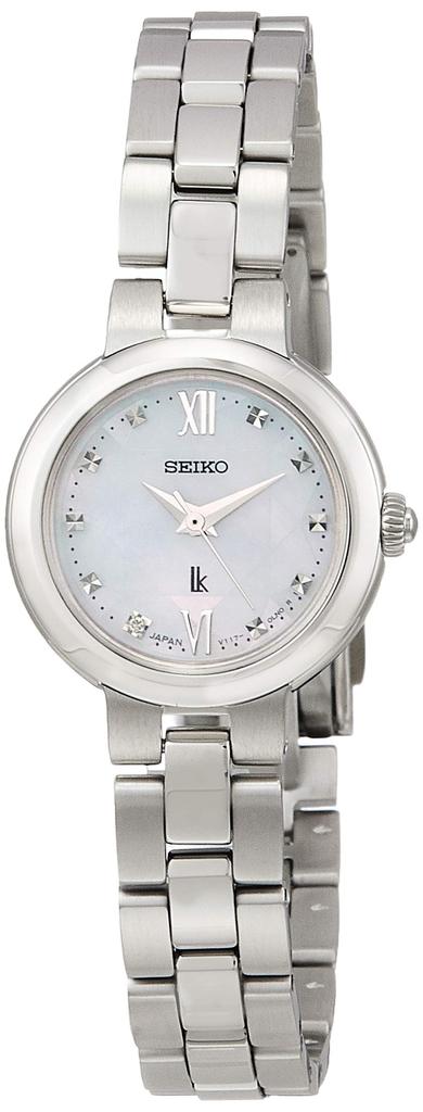 Seiko Lukia SSVR133 Platinum Steel Solar Women's