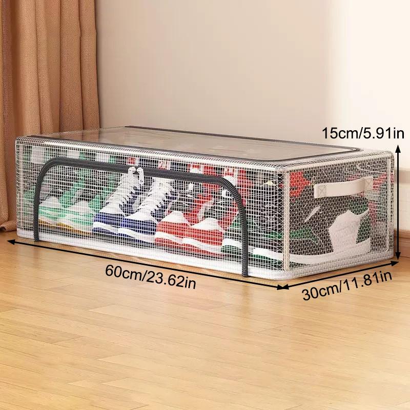 

Transparent Shoe Storage Box, Sports Shoes And High Heels Storage Box That Can Be Placed Under The Bed
