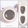 Ice-Clear Solid Cat's Eye Nail Polish - Smooth Cream Color Glue