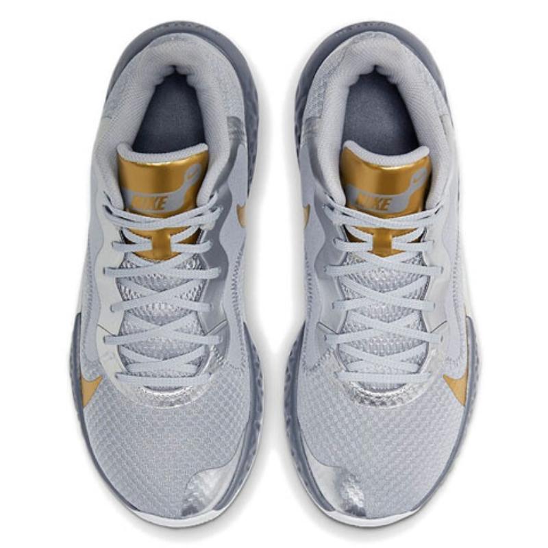Nike Renew Elevate Metallic Silver Gold Sneakers CK2669-007