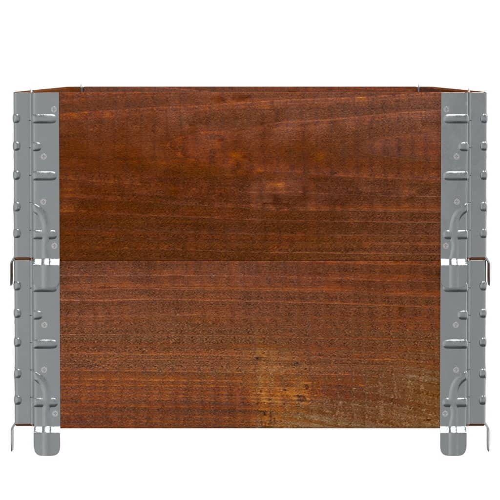 Planting Box Brown 100x50 Cm Solid Pine Wood