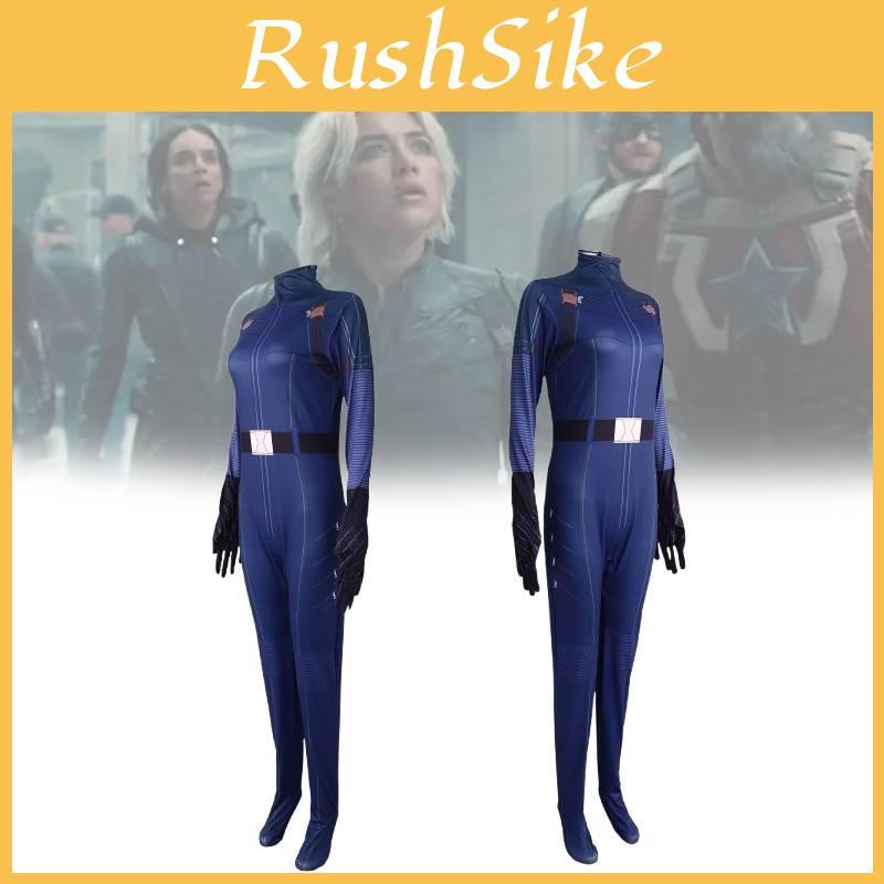 Thunderbolts Yelena Cosplay Costume Polyester Superhero Roleplay Outfit For Anime Conventions