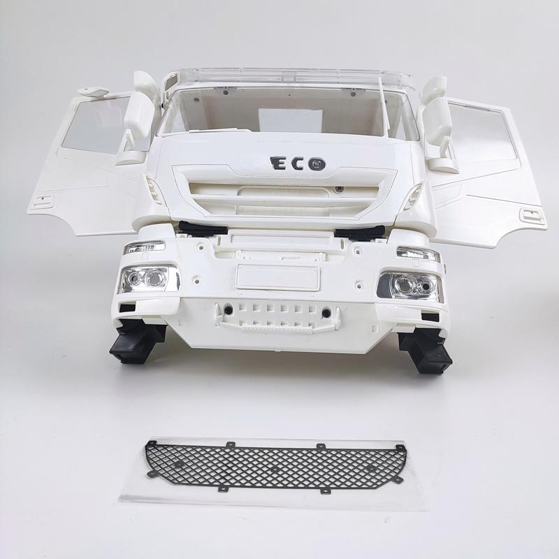 1:14 Scale DIY Modified IVECO Dumper Truck Plastic Cab Model