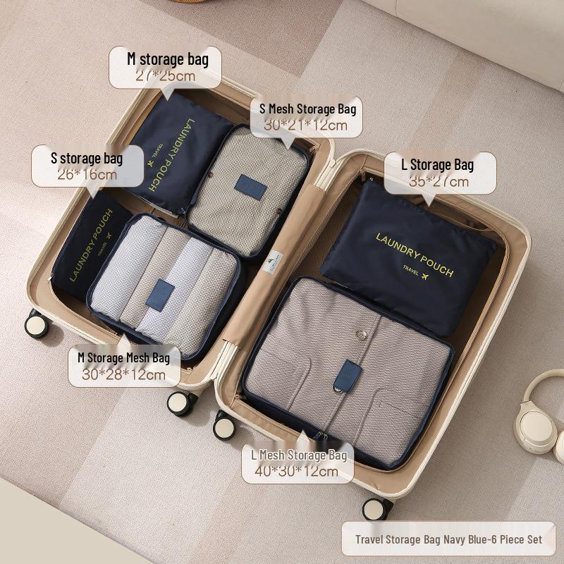 Portable Travel Clothes Compression Organizer Bag