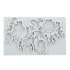 Rose Pfingstrose Silikonform Elster Blume Blätter Fondantformen Kuchen Dekorationswerkzeuge Themenkuchen Dessert Dekoriert Schokoladen Bonbonform