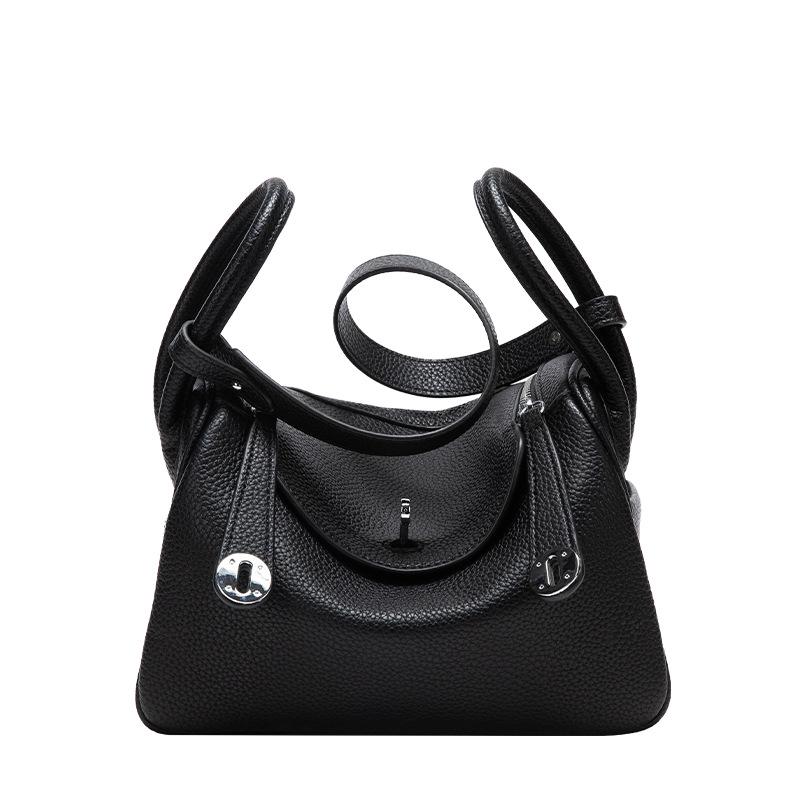 

2022 New Style Lychee Grain PU Leather Doctor Shoulder Handbag