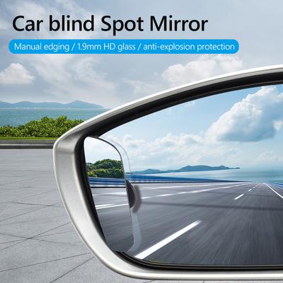 1 Paire Miroir d'Angle Mort HD Sans Cadre de Sécurité Style Voiture 360 Degrés Rétroviseur Grand Angle de Stationnement Auxiliaire Voiture