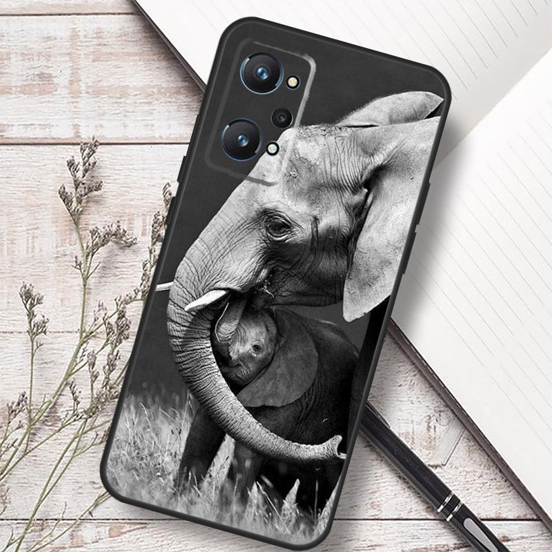 Indian Animal Elephant For Realme C75 C67 C61 C55 C53 C51 C21Y C25S GT 7 5 6 Pro GT 6T 10 11 12 13 14 Pro Plus Case