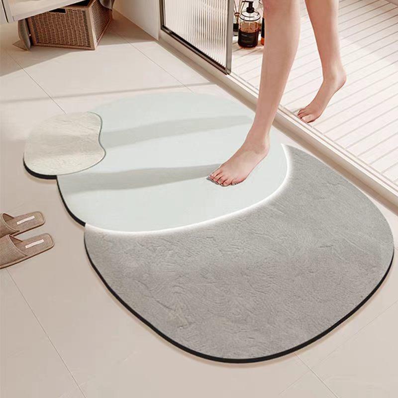 Bathroom absorbent diatom mud toilet doormat toilet toilet floor mat toilet carpet