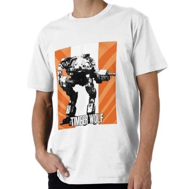 Timberwolf Mechwarrior MWO Mech Kampf RPG Geschenk t shirt für Gamer Battletech Grafik Kleidung Sh