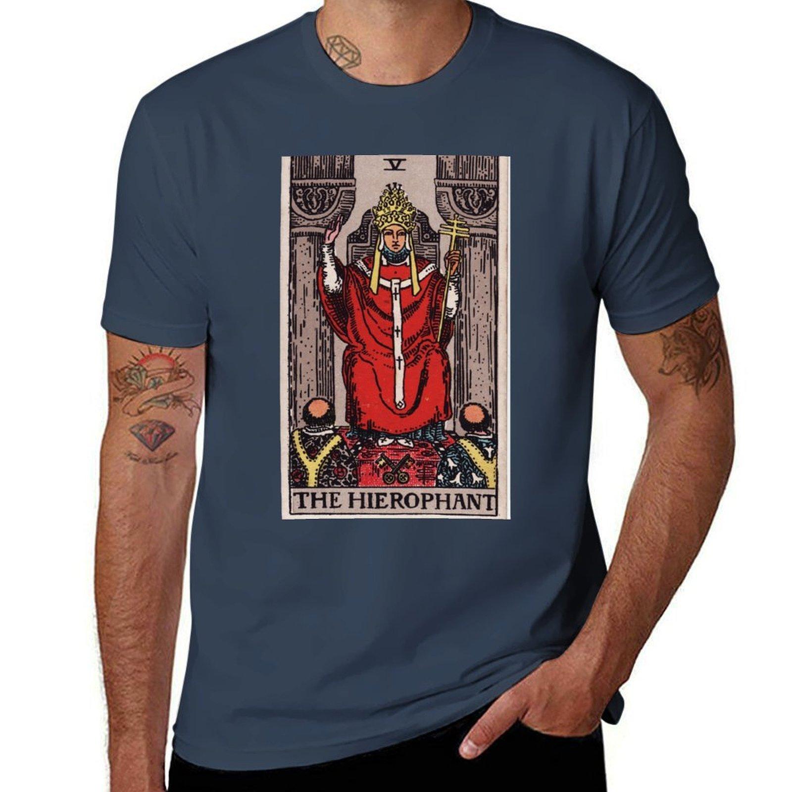The Hierophant TShirt Comfortable Workout Short Sleeve Shirt S