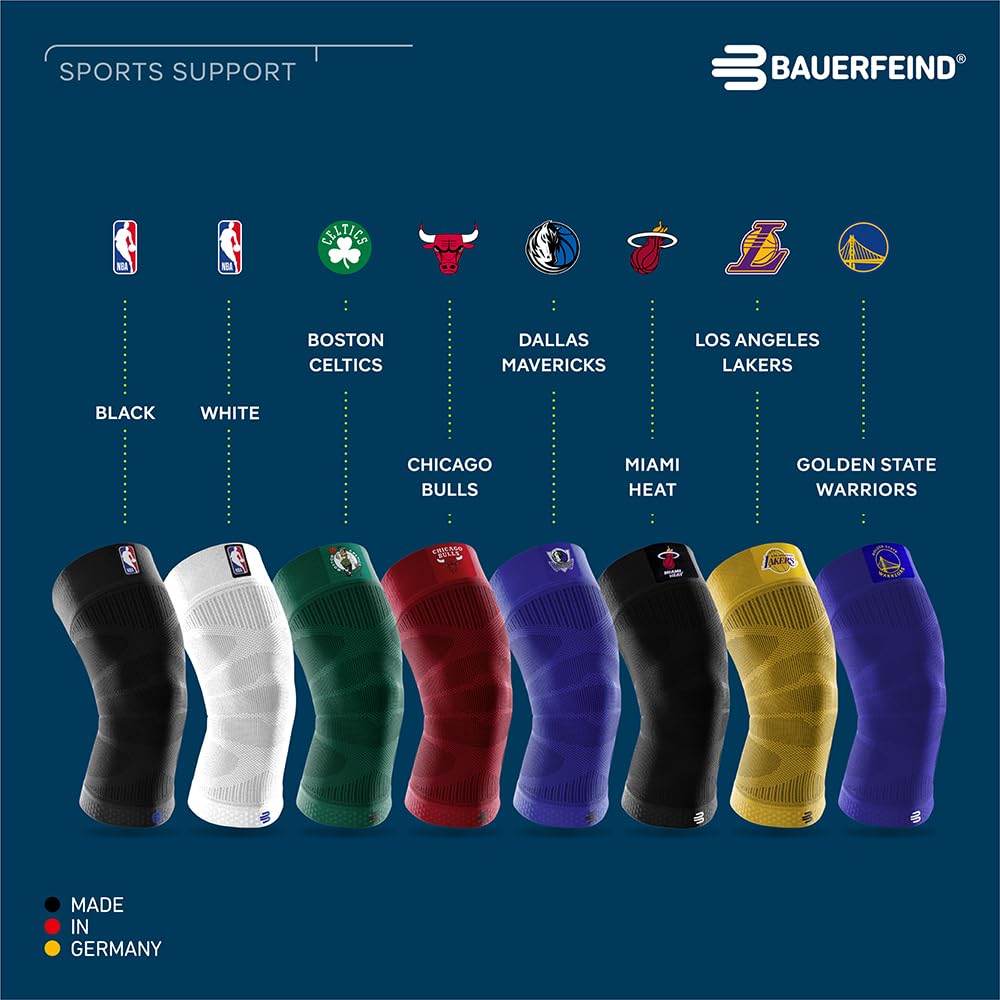 BAUERFEIND SPORTS COMRESSION KNEE SUPPORT NBA Compression Knee Support Knee Made in General Medical Compression Muscle Activation and Knee