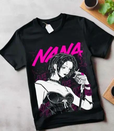 Summer Japanese Anime T-shirts Nana Osaki Men T-Shirt Black Stones Manga Anime Graphic Tee Shirt Funny Clothes for Men Women