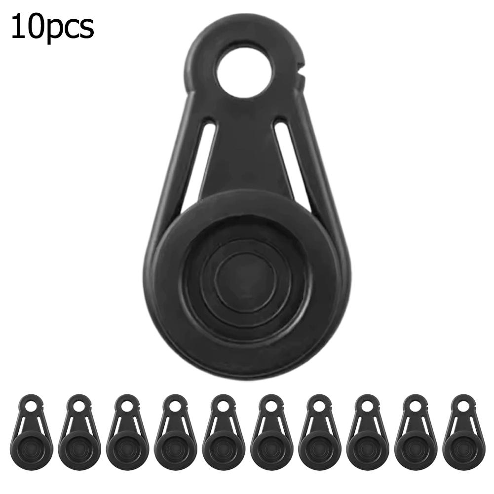 

10Pcs Tarp Clips Heavy Duty Lock Grip, Tarp Grabbers Movable Fastener Clip for Outdoor Camping Tent, Awning, Plastic Sheeting