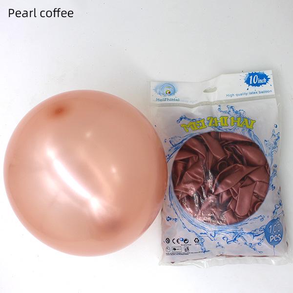 10-Inch Retro Transparent Wedding & Birthday Balloon Set