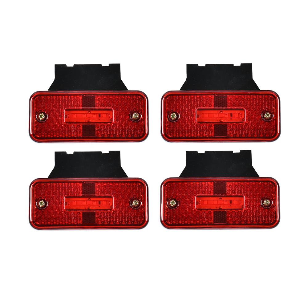 4Pcs Truck Sidelight 24V Parking Lights Trailer Side Marker Cargo Car Position Light Accessories Parts