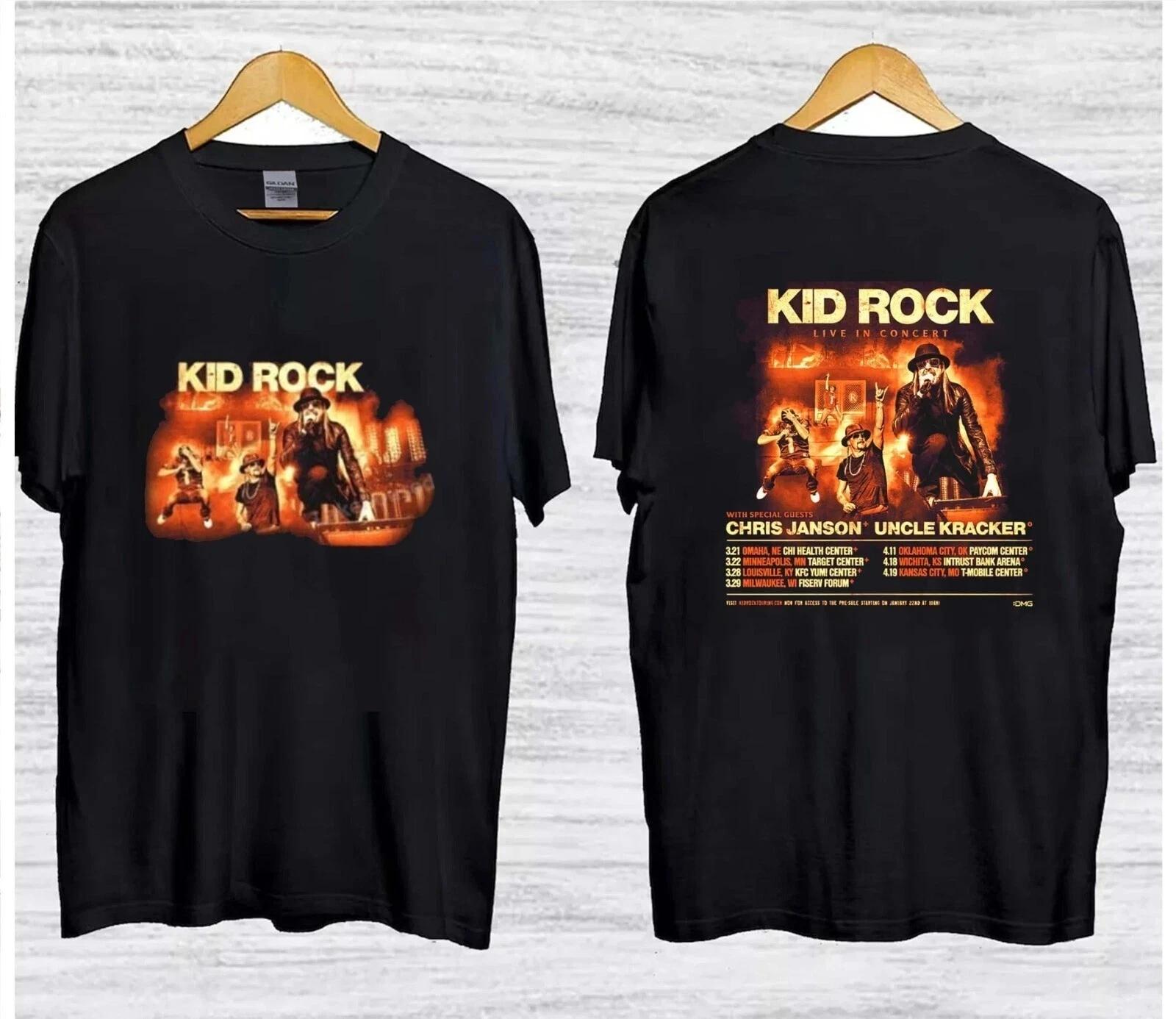Kid Rock Live In Concert Tour 2025 T-Shirt, full size S-5XL XXXXL
