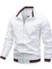 Veste de Baseball Tendance pour Homme – Taille Européenne, Col Montant, Vêtement de Sport Décontracté pour le Printemps et l'Automne.