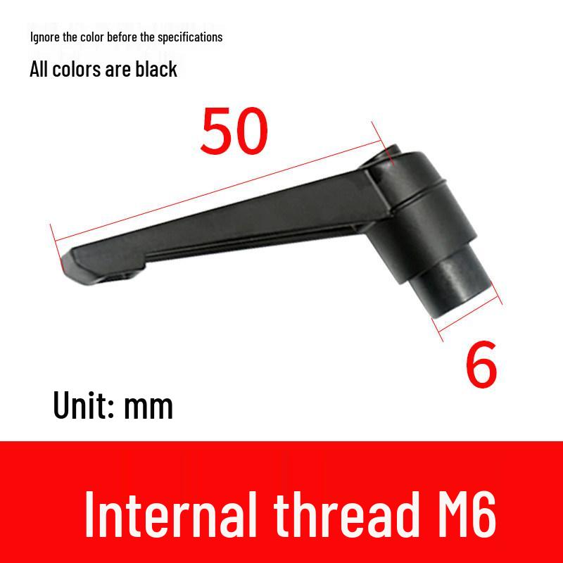 Rotatable L-Shaped Adjustable Clamping Handle with T-Shaped Lock Nut (M4-M12)
