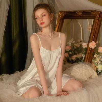 Women's Fashion Summer Spring Solid Color Print Sleeveless Suspenders Loose Waistline Casual Dresses