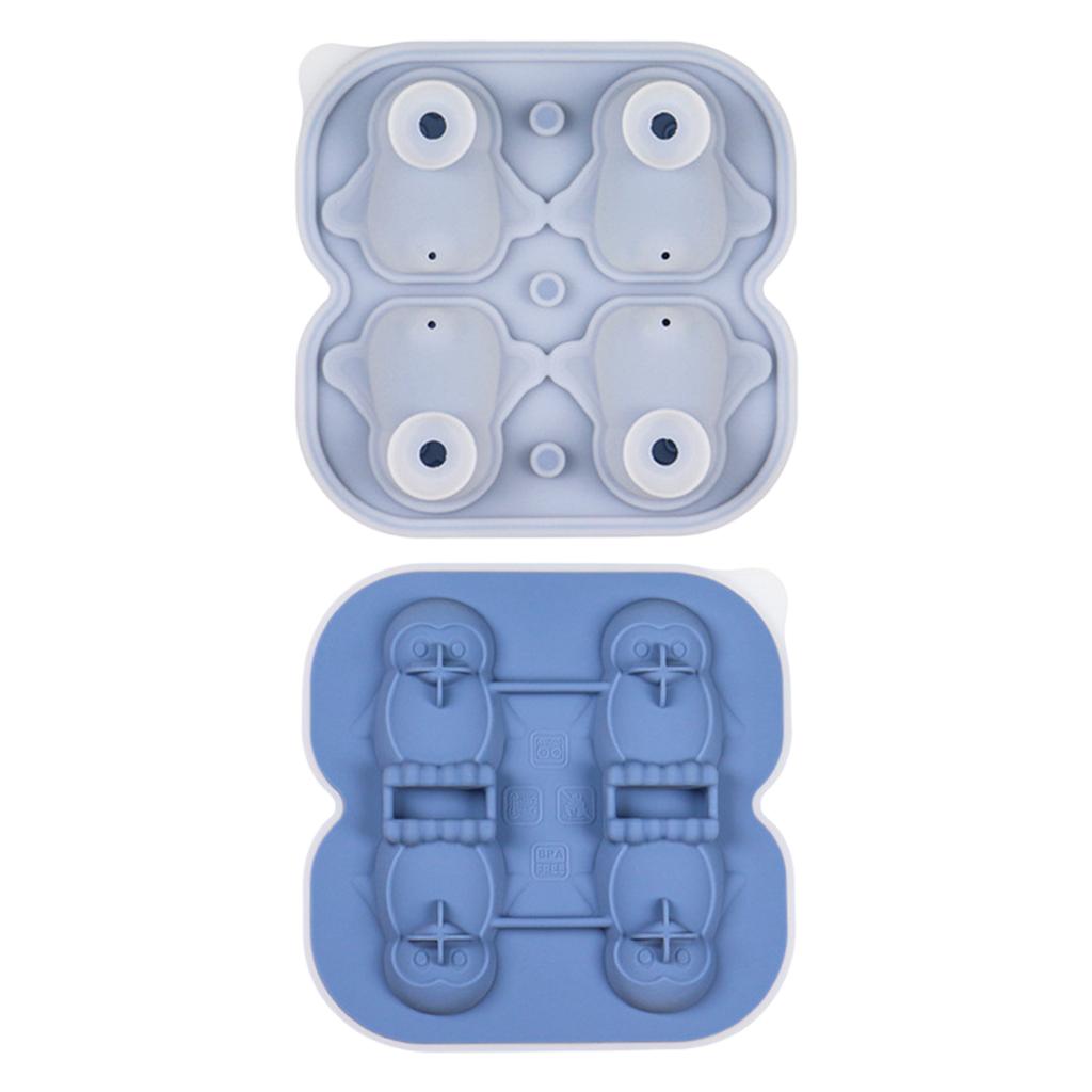3D Silicone Mold With Funnel - Whiskey & Cocktail Ice Trays , Brandy, Fast -Free, Easy Release Novelty Gift For Men