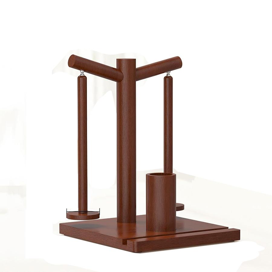 

Wooden Yarn Holder Spinning Knitting Tools Crochet Yarn Holder Rotating Magnetic Thread Spool Wool Ball Winder Rotation Spinner