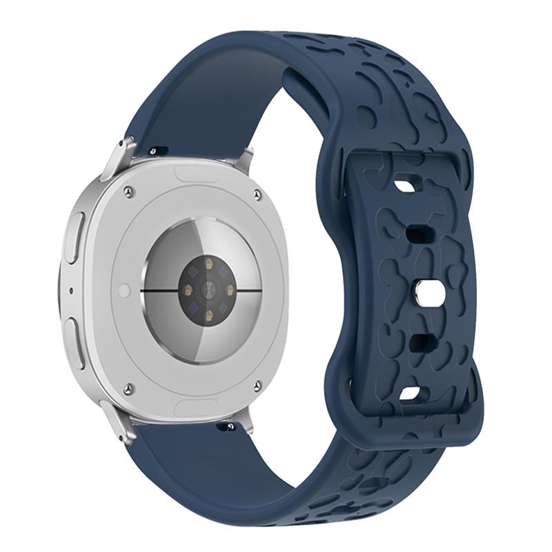 Silicone Strap For Samsung Galaxy Watch8 Classic 46mm/Watch8 44mm/40mm Leopard Texture Watch Band